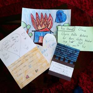 Fina kort/Brev från elever